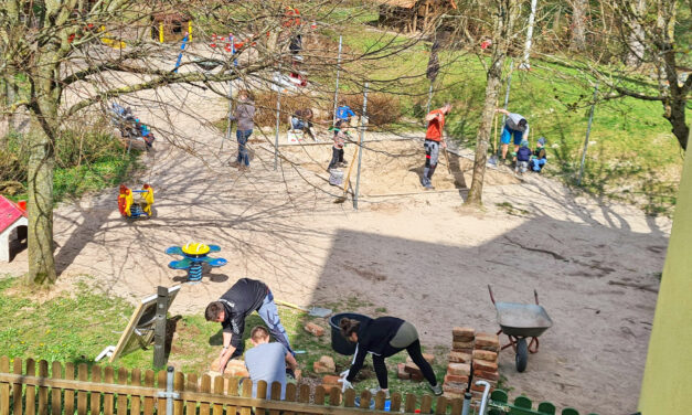 Frühjahrsputz im Kindergarten „Krümmespatzen“