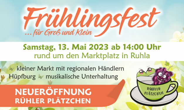 Frühlingsfest auf dem Ruhlaer Marktplatz