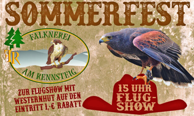 Sommerfest im Westernstyle in der Falknerei am Rennsteig