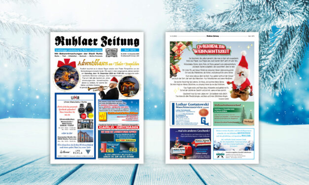 „Ruhlaer Zeitung“ Ausgabe 48/2023 überall erhältlich
