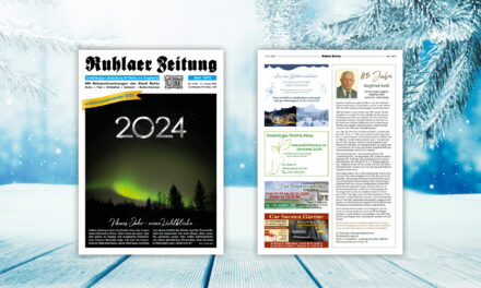 „Ruhlaer Zeitung“ Ausgabe 01/2024 überall erhältlich