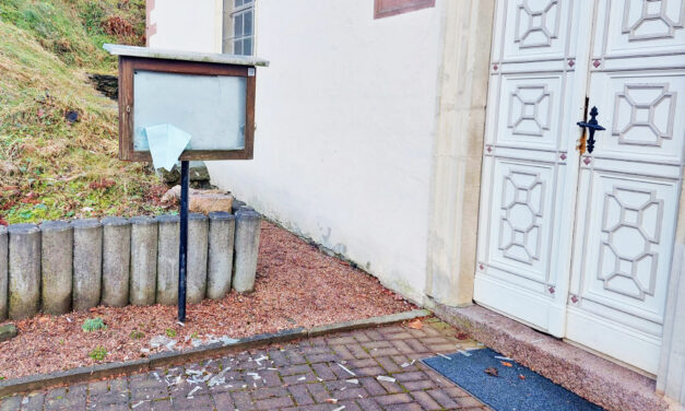 Erneut Vandalismus auf dem Concordia-Friedhof Ruhla