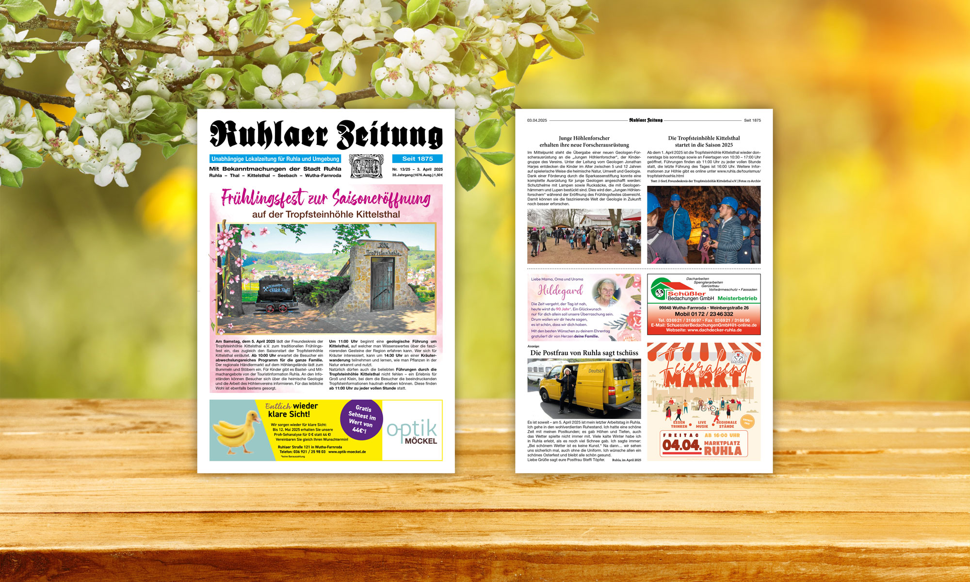 „Ruhlaer Zeitung“ Ausgabe 13/2025 überall erhältlich
