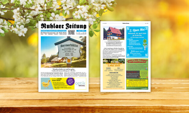 „Ruhlaer Zeitung“ Ausgabe 17/2025 überall erhältlich