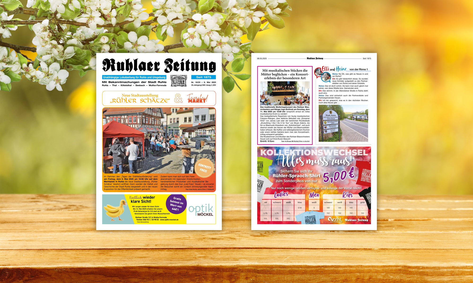„Ruhlaer Zeitung“ Ausgabe 18/2025 überall erhältlich