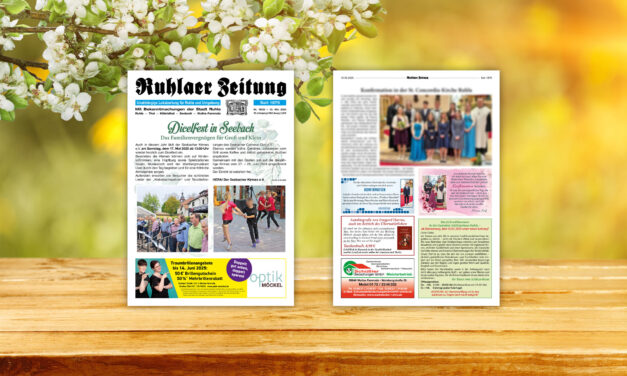 „Ruhlaer Zeitung“ Ausgabe 19/2025 überall erhältlich