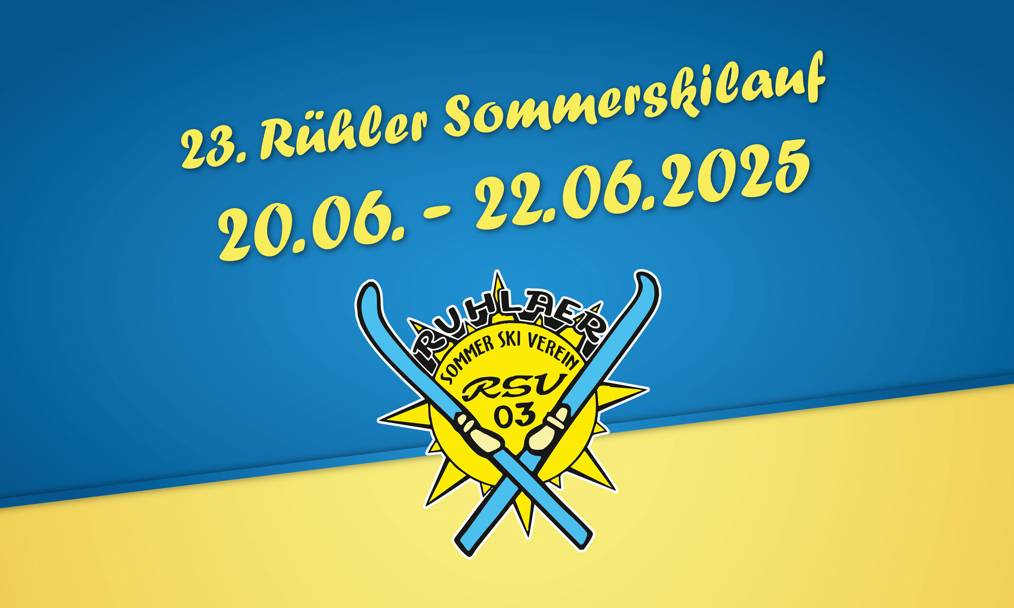 Alles auf zum 23. Ruhlaer Sommerskilauf