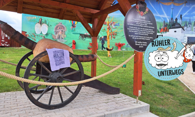 Der Rühler Beutel im Bratwurstmuseum Mühlhausen
