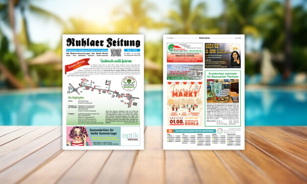 „Ruhlaer Zeitung“ Ausgabe 28/2025 <br>überall erhältlich