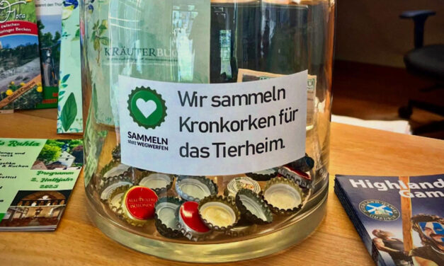 Kronkorken sammeln für Eisenacher Tierheim