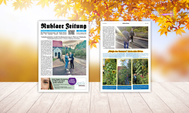 „Ruhlaer Zeitung“ Ausgabe 36/2025 <br>überall erhältlich