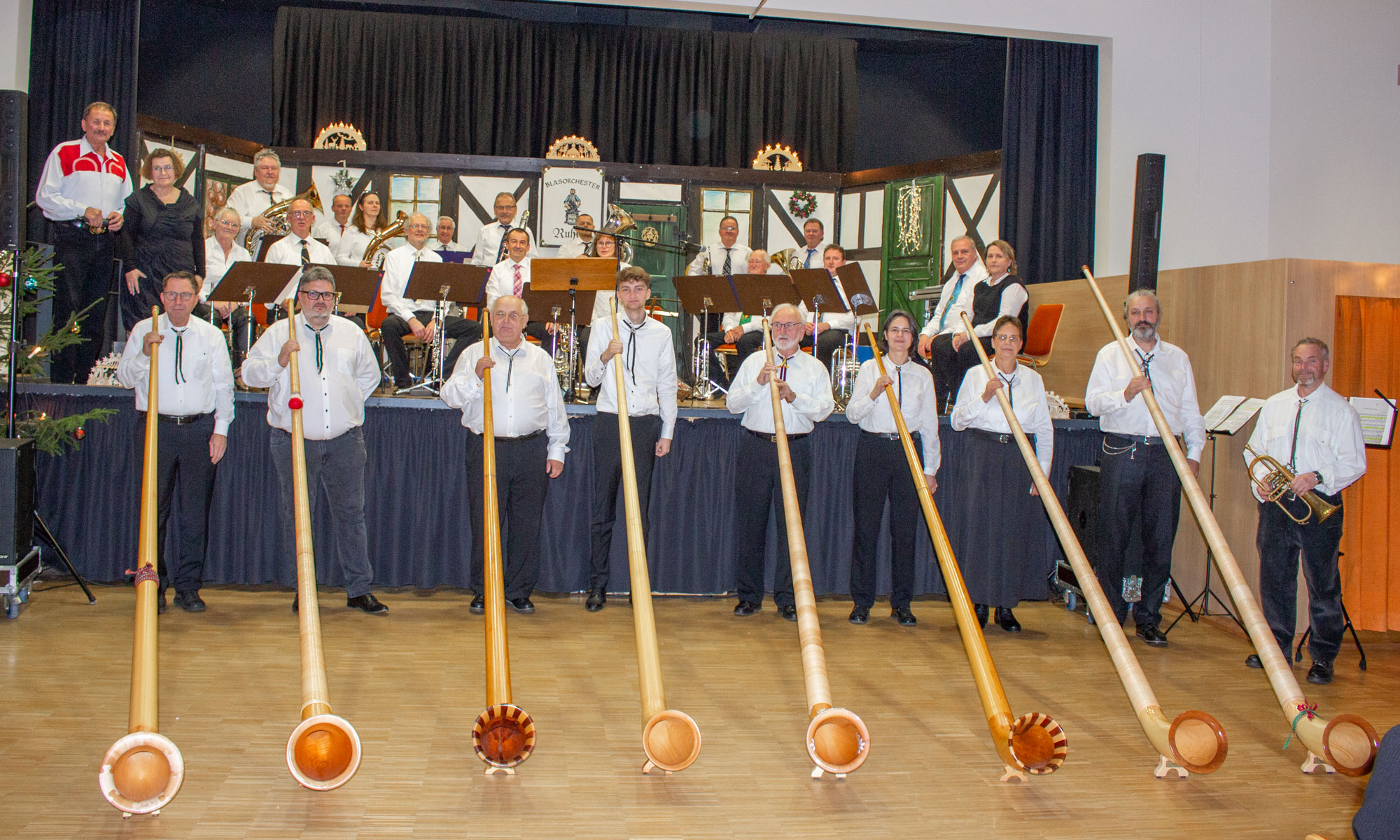 Weihnachtliche Stimmung im Ruhlaer Kulturhaus