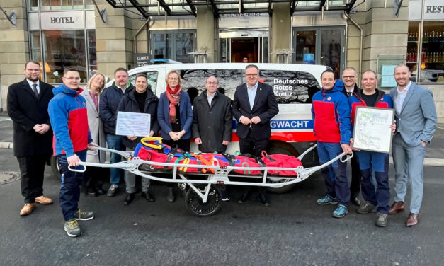 Bergwacht Ruhla erhält Förderscheck