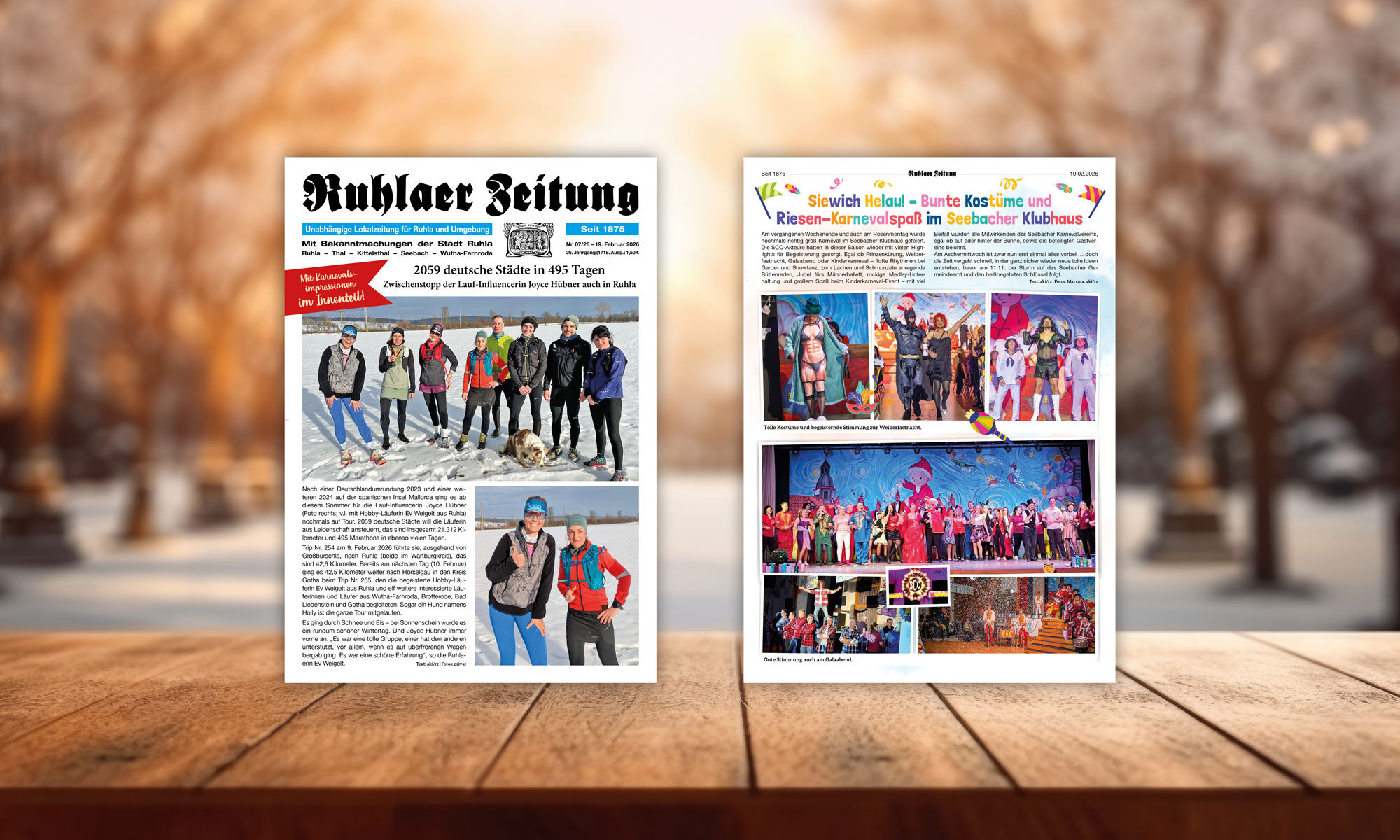 „Ruhlaer Zeitung“ Ausgabe 07/2026 <br>überall erhältlich