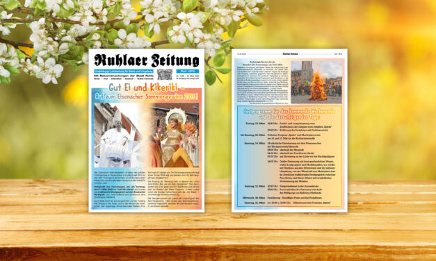 „Ruhlaer Zeitung“ Ausgabe 10/2026 <br>überall erhältlich