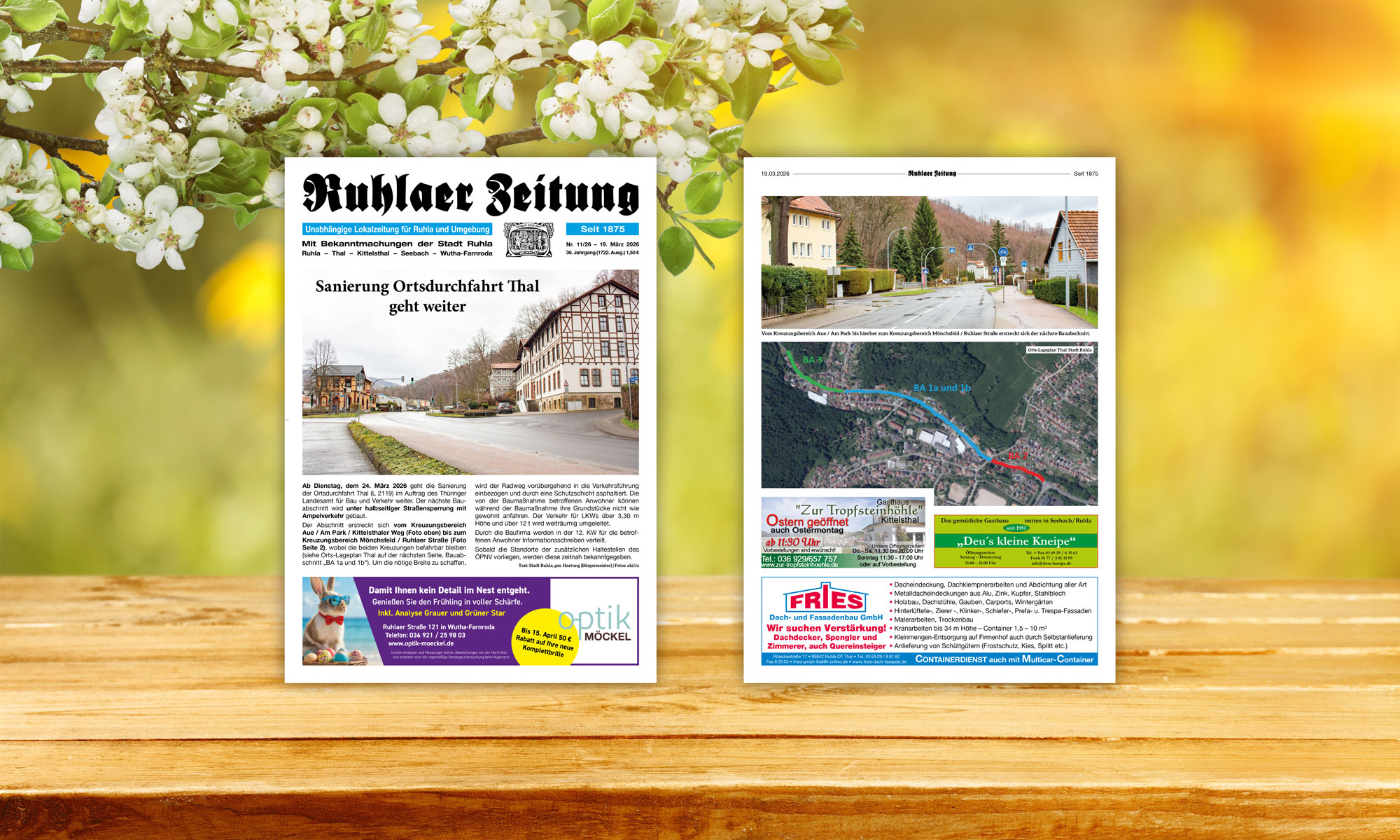 „Ruhlaer Zeitung“ Ausgabe 11/2026 <br>überall erhältlich