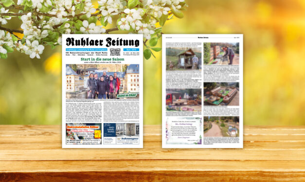 „Ruhlaer Zeitung“ Ausgabe 12/2026 <br>überall erhältlich