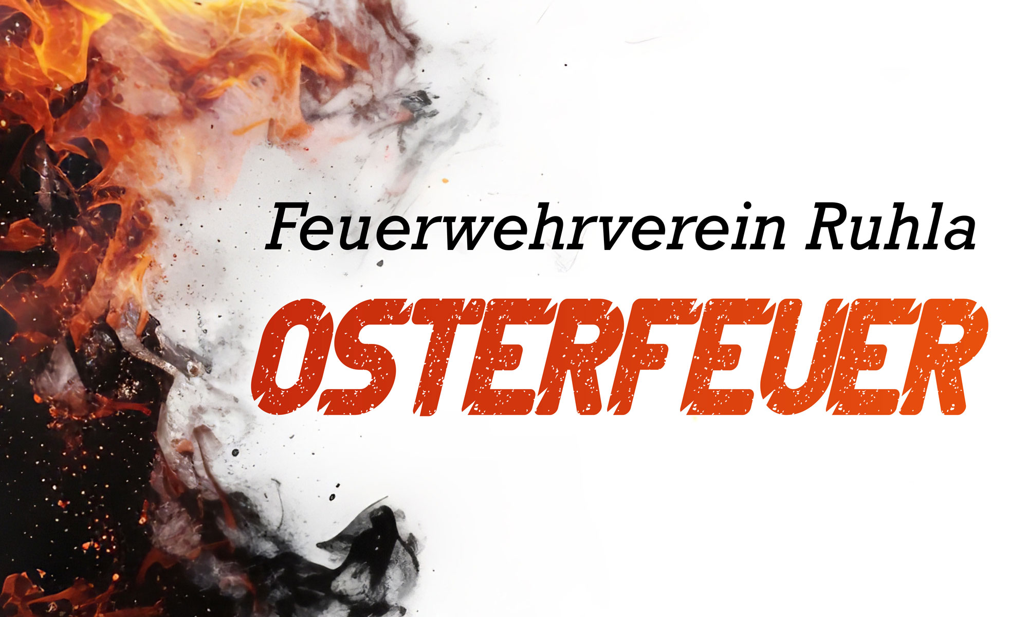 Osterfeuer in Ruhla