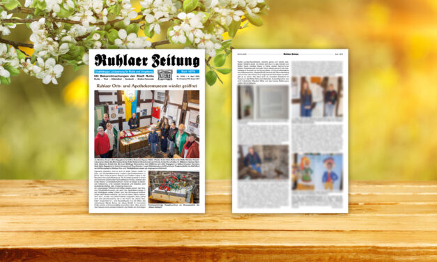 „Ruhlaer Zeitung“ Ausgabe 14/2026 <br>überall erhältlich