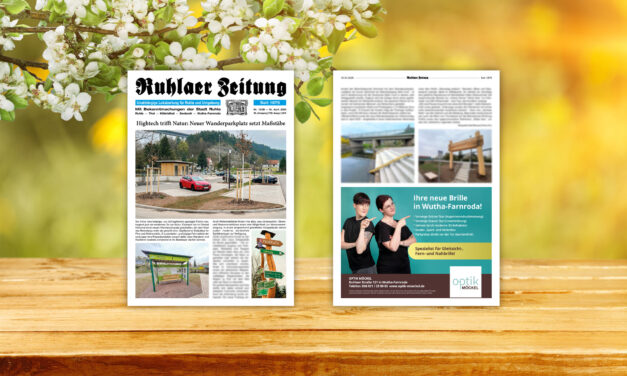 „Ruhlaer Zeitung“ Ausgabe 15/2026 <br>überall erhältlich