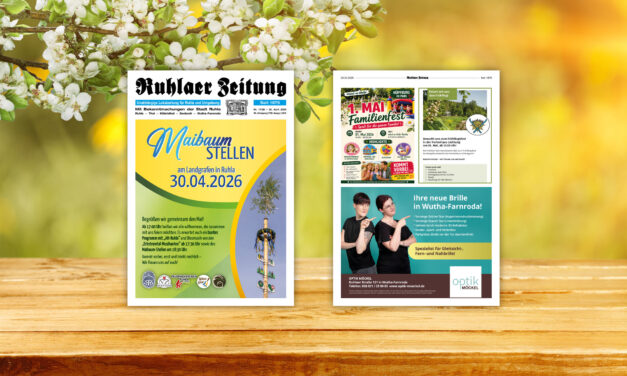 „Ruhlaer Zeitung“ Ausgabe 17/2026 <br>überall erhältlich