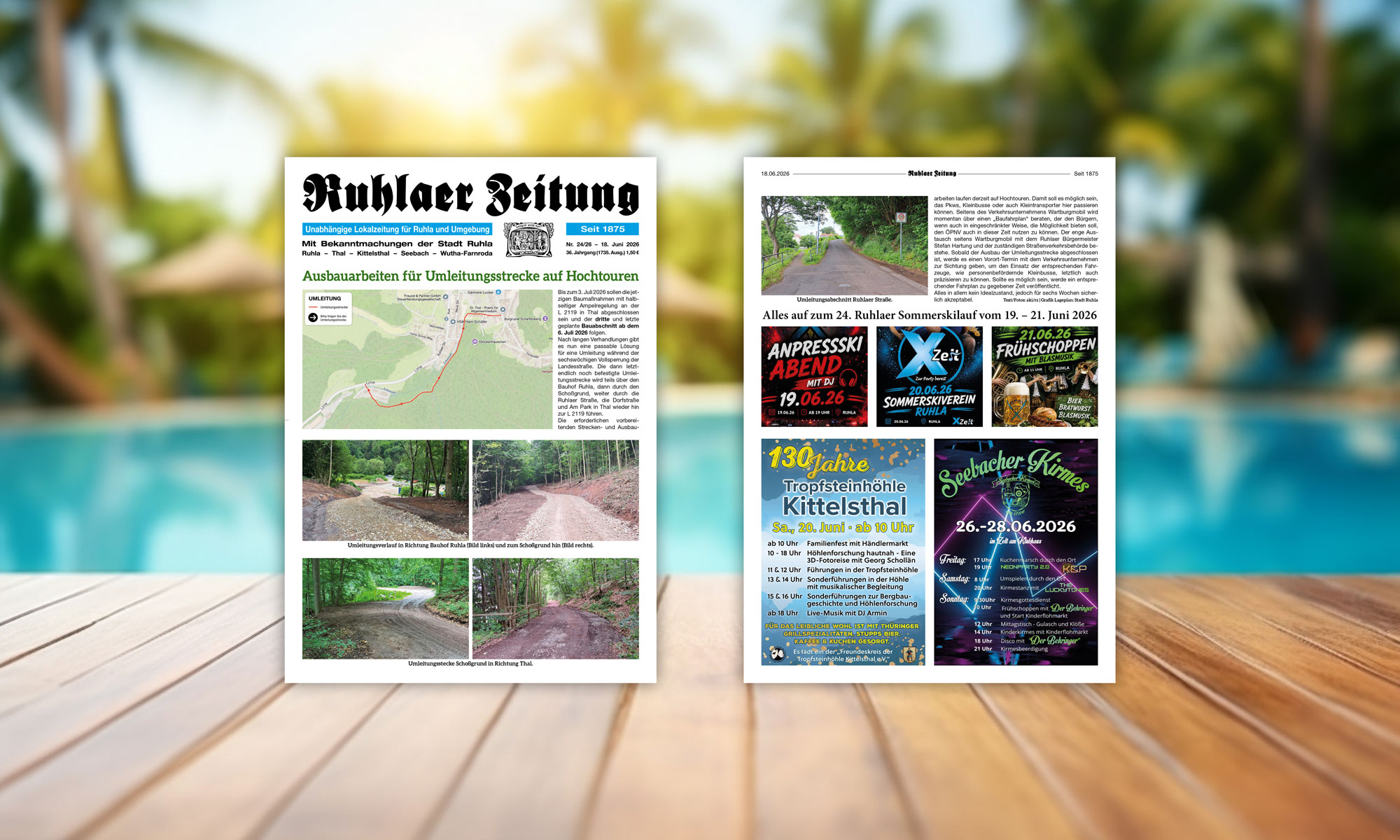 „Ruhlaer Zeitung“ Ausgabe 24/2026 <br>überall erhältlich