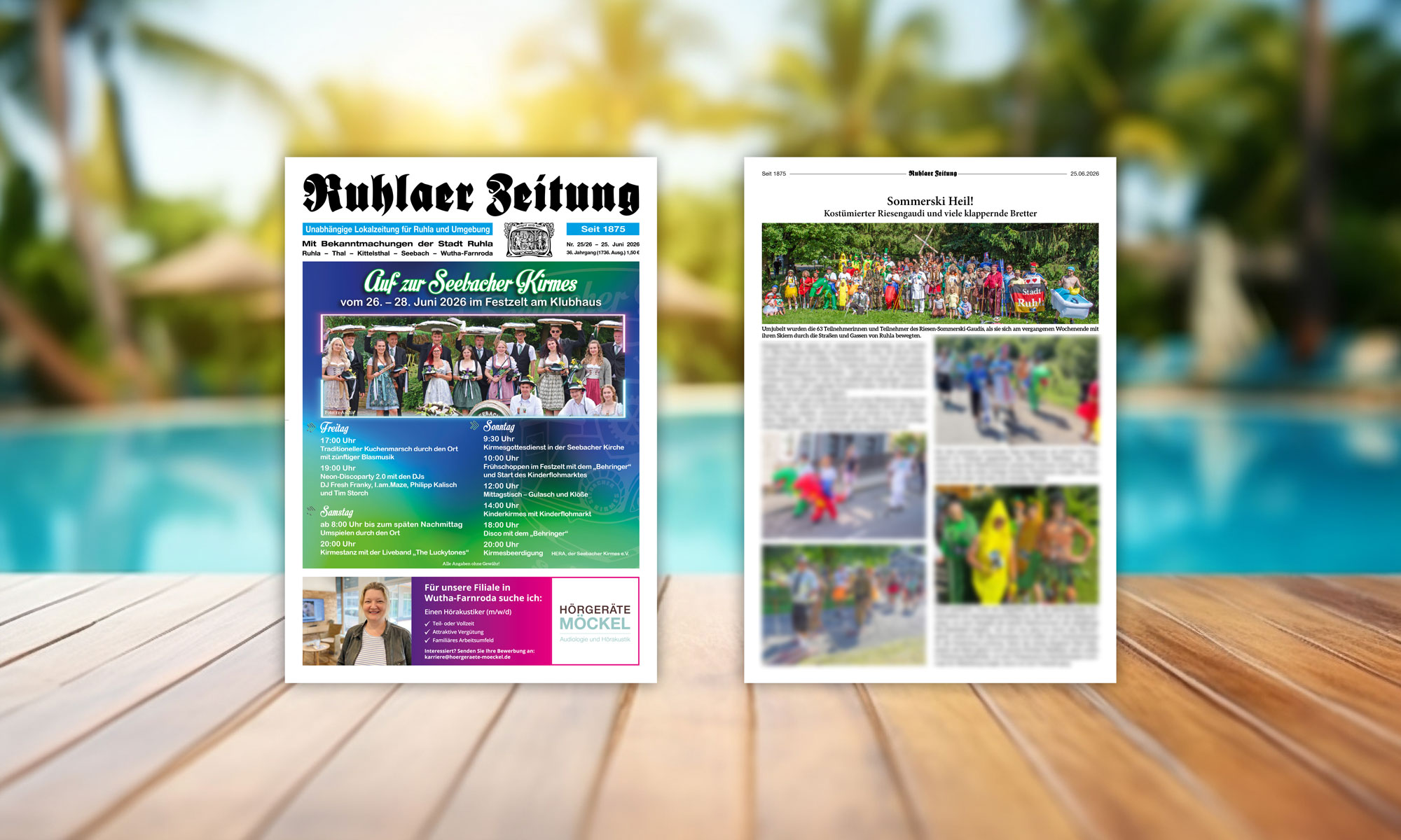 „Ruhlaer Zeitung“ Ausgabe 25/2026 <br>überall erhältlich