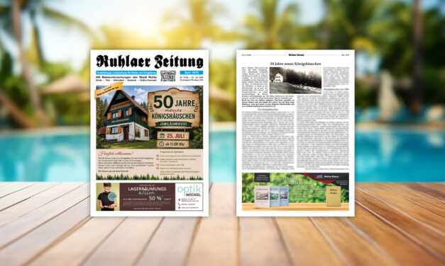„Ruhlaer Zeitung“ Ausgabe 27/2026 <br>überall erhältlich