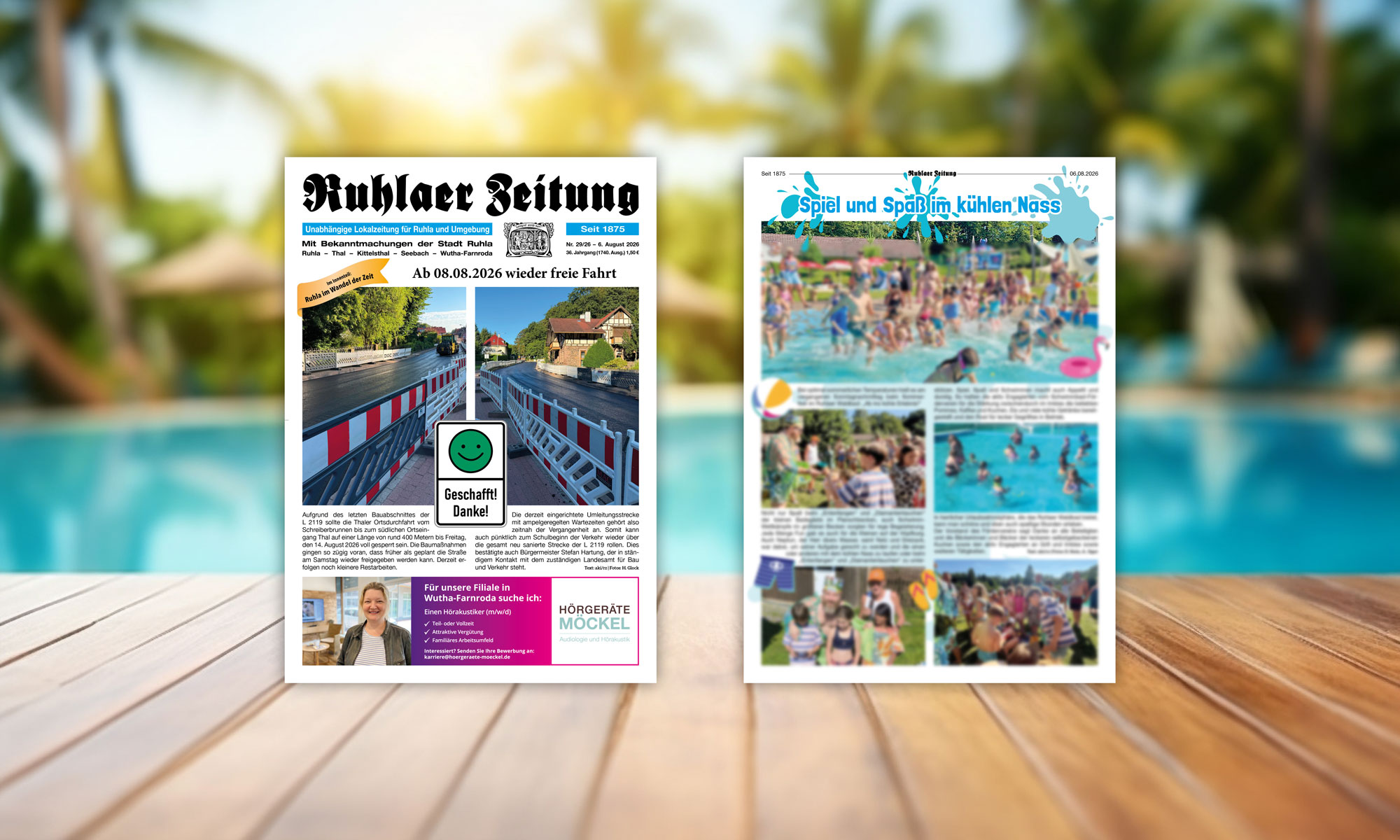 „Ruhlaer Zeitung“ Ausgabe 29/2026 <br>überall erhältlich