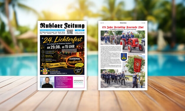 „Ruhlaer Zeitung“ Ausgabe 32/2026 <br>überall erhältlich