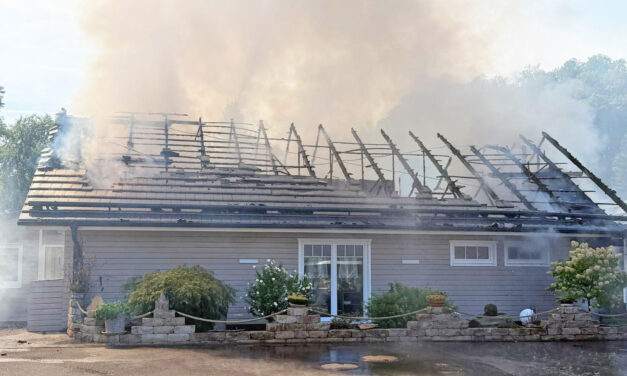 Wohnhaus in Thal stand in Flammen