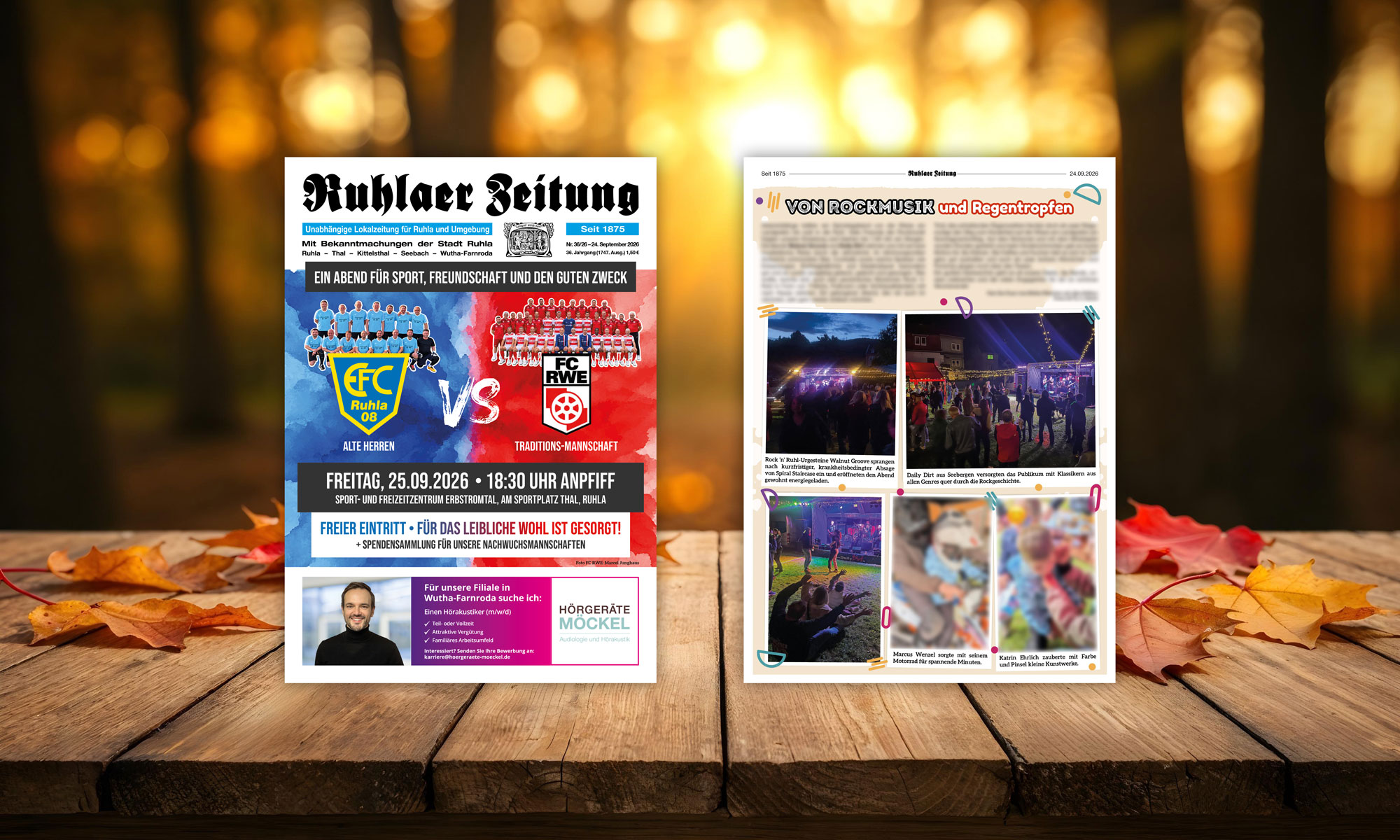 „Ruhlaer Zeitung“ Ausgabe 36/2026 <br>überall erhältlich