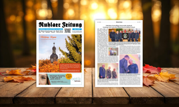 „Ruhlaer Zeitung“ Ausgabe 41/2026 <br>überall erhältlich